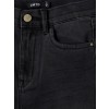 Zwarte jeansbroek met wijde pijpen - Nlfatonsons black denim